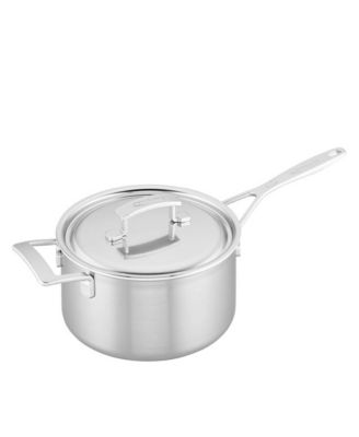  Industry 5 Stainless Steel Saucepan with Helper Handle, 4 QT