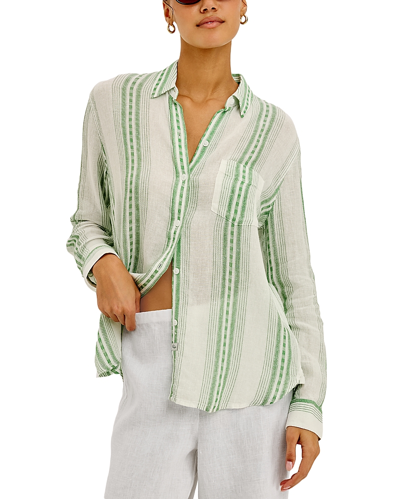 Rails Charli Embroidered Shirt In White