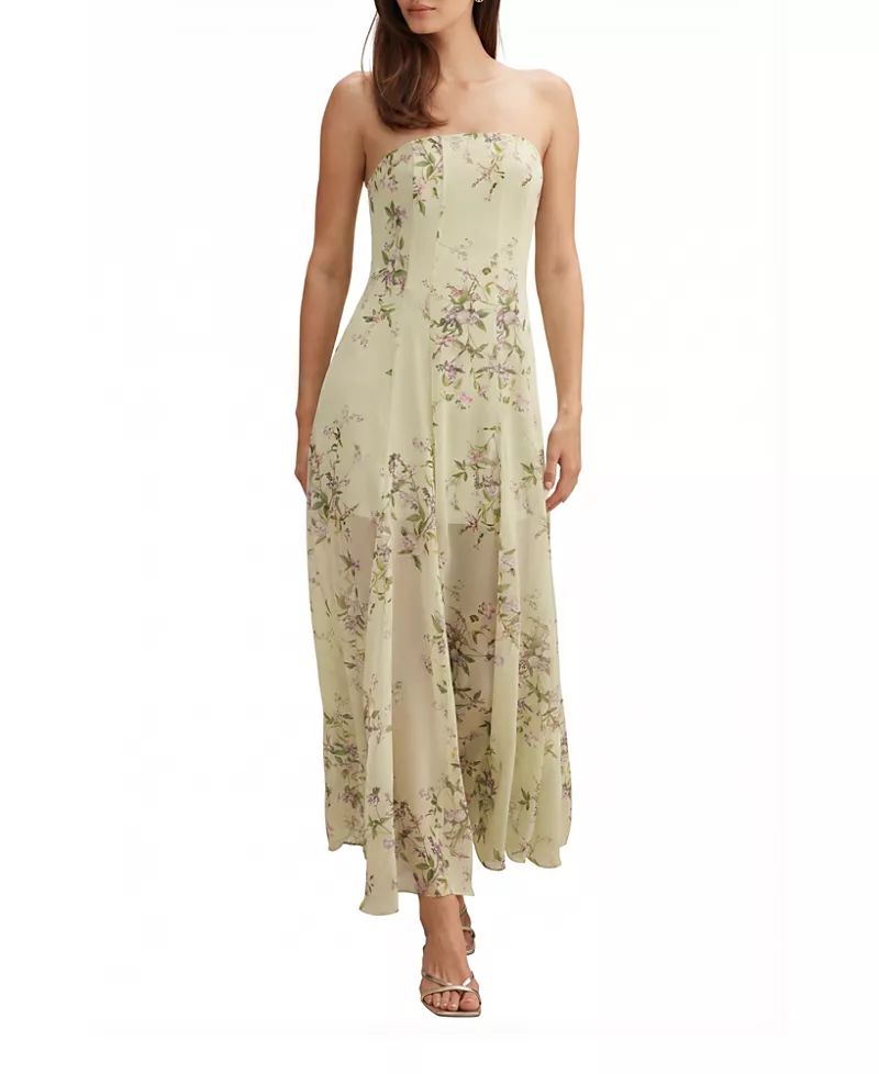 Ever New Women's Kimora Strapless Midi Dress