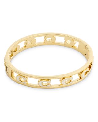 Signature C Openwork Bangle Bracelet
