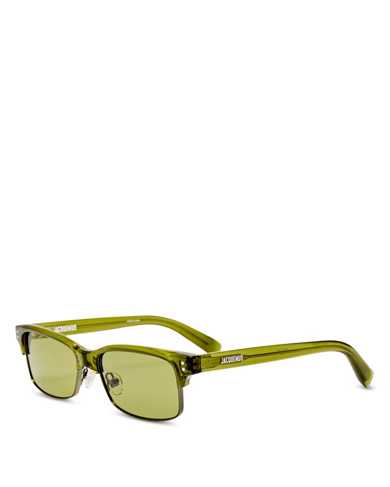 Jacquemus Gardian D Frame Sunglasses, 54mm in Green