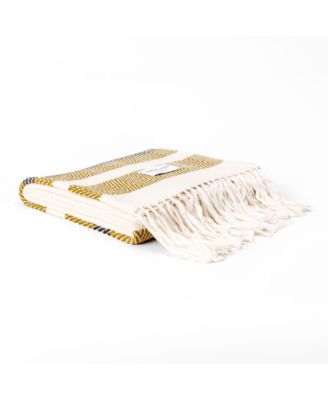 Luxe Bamboo Stripe Throw Blanket