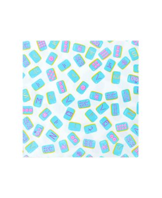  Mahjong Print Large Paper Napkins, Set of 16