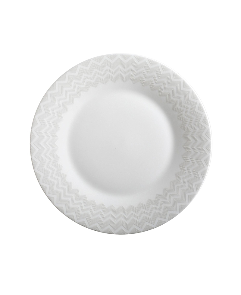Missoni Zig Zag Dinner Plates, Set Of 6 In White