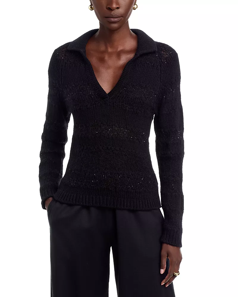 Fabiana Filippi V Neck Polo Top
