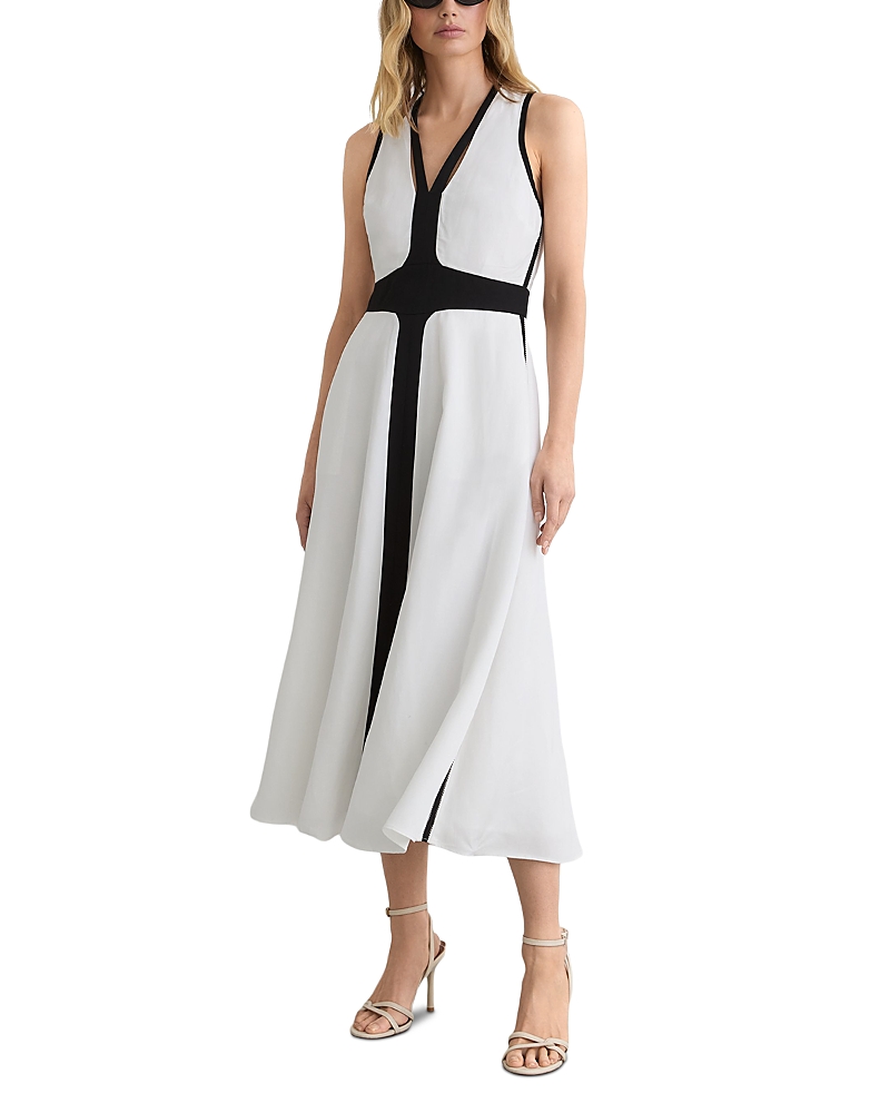 Reiss Petite Nova Contrast Trim Dress