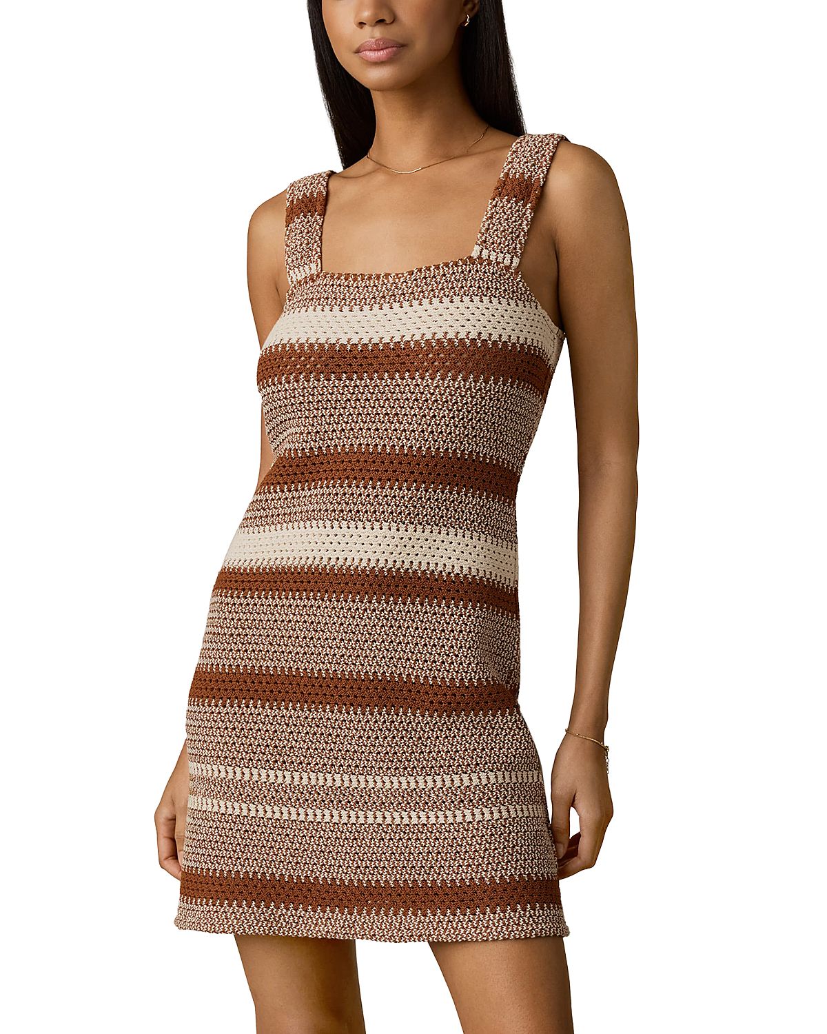 Faherty Seacoast Crochet Sleeveless Dress