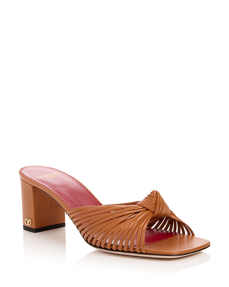 Valentino Garavani Women's Annet Knotted Slide Sandals