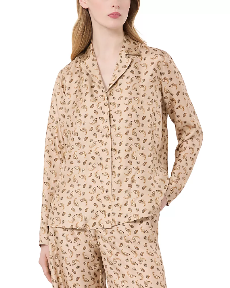 Max Mara Studio Mstudente Silk Shirt