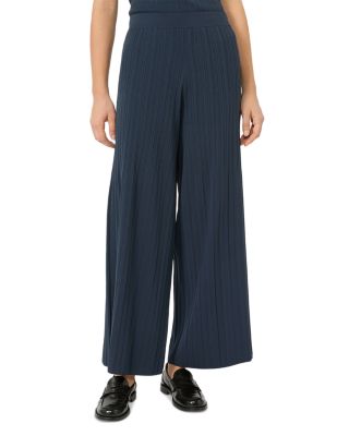 Wkdgarza Navy Ribbed Pants
