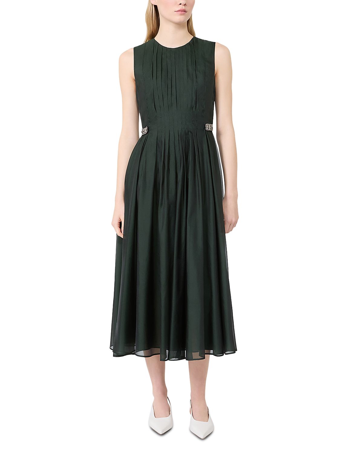 Max Mara Stmwally Organza Midi Dress