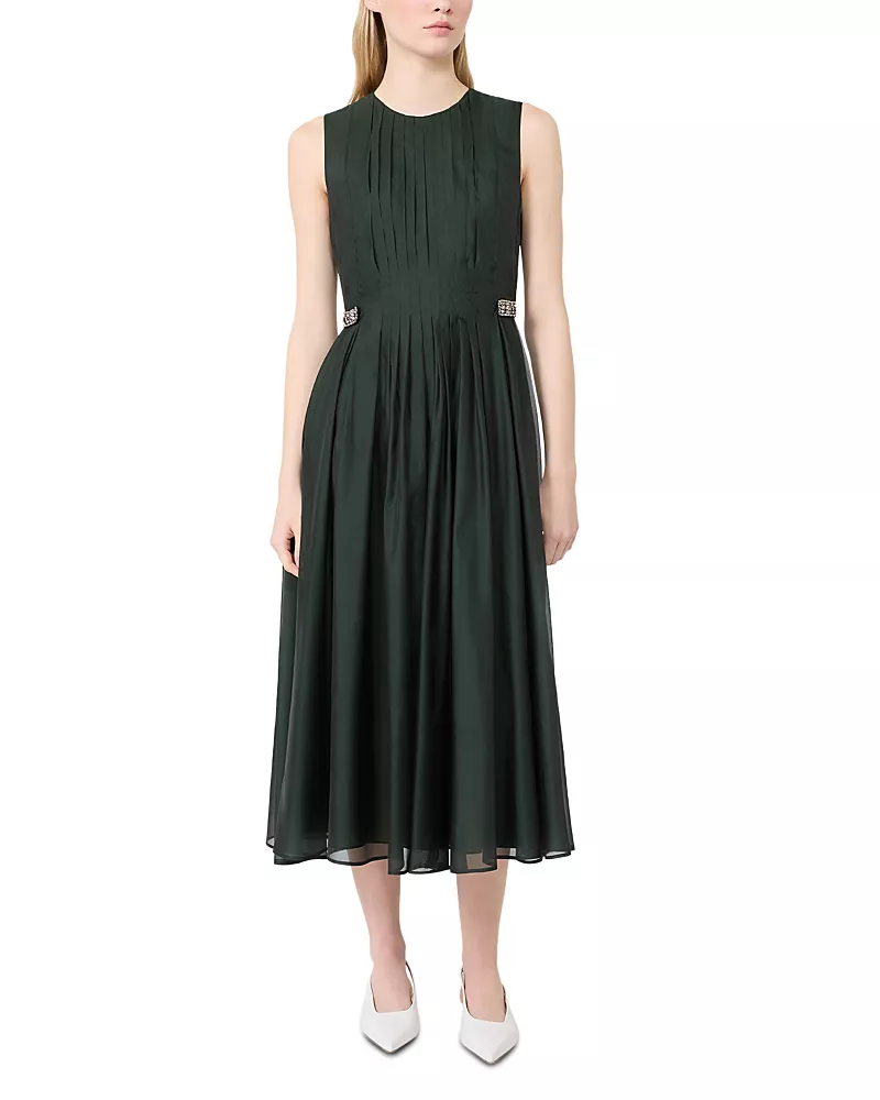 Max Mara Stmwally Organza Midi Dress
