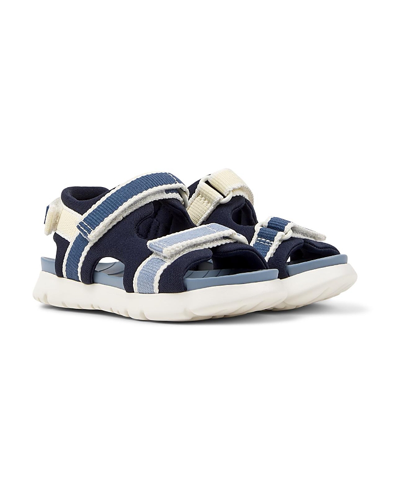 Camper Girls' First Walker Oruga Mismatched Textile Sandals - Toddler