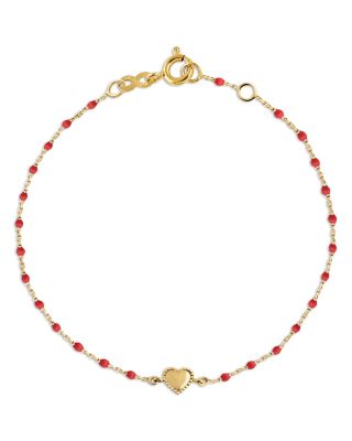 18K Yellow Gold Mini Gigi Lucky Heart Bracelet