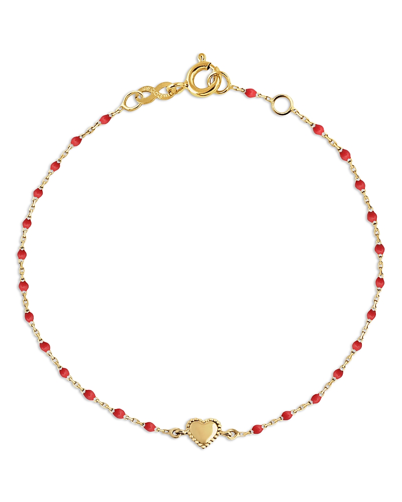Gigi Clozeau 18K Yellow Gold Mini Gigi Lucky Heart Bracelet