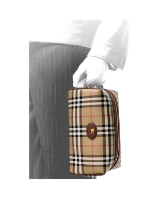 Burberry Check Travel Pouch | Bloomingdale's Men