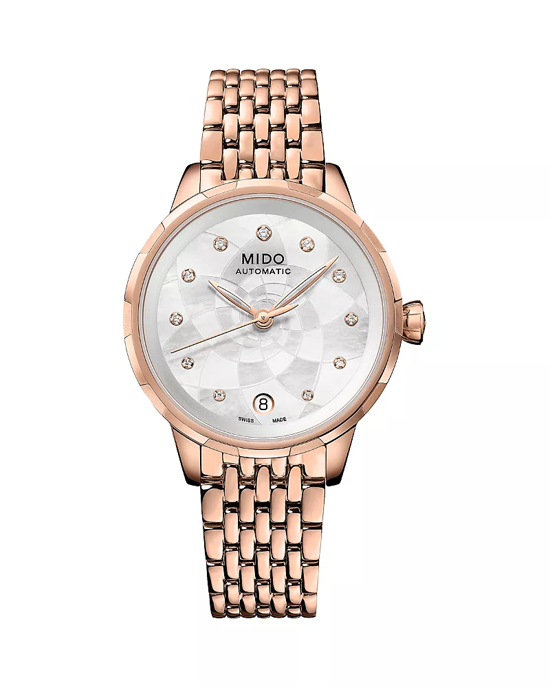 Mido Rainflower Watch, 34mm