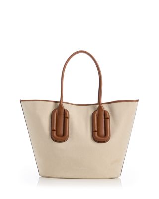 Babe Canvas & Leather Tote 