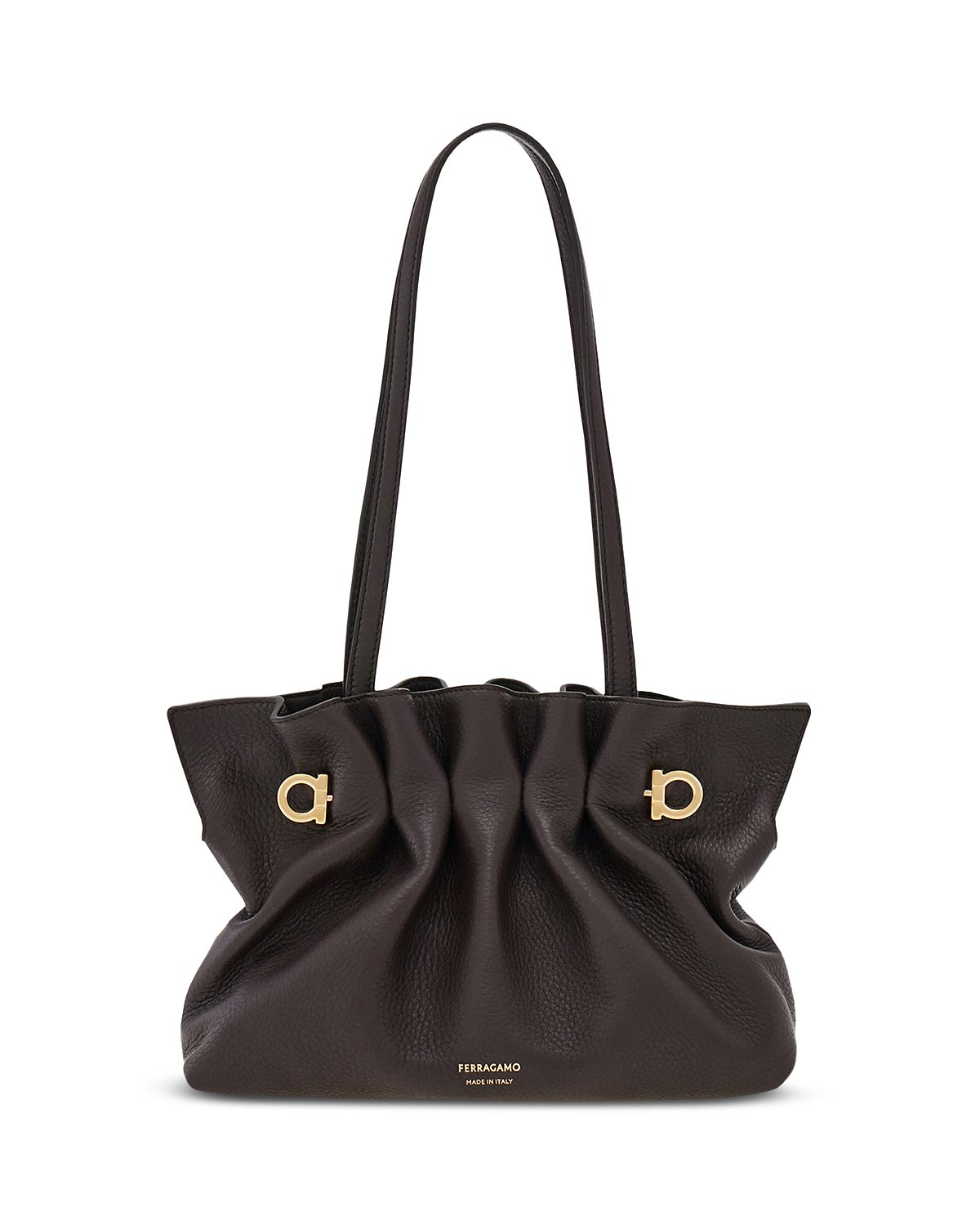 Ferragamo Soft Nappa Leather Shoulder Bag