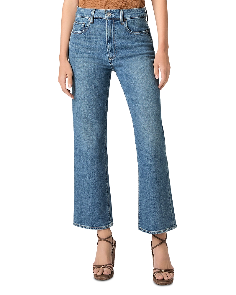 Paige Stevie High Rise Ankle Bootcut Jeans in Exposition