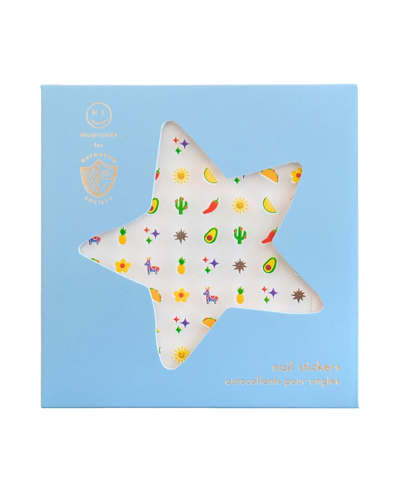 Jollity & Co. Taco 'Bout A Party Fiesta Nail Stickers, Set of 100