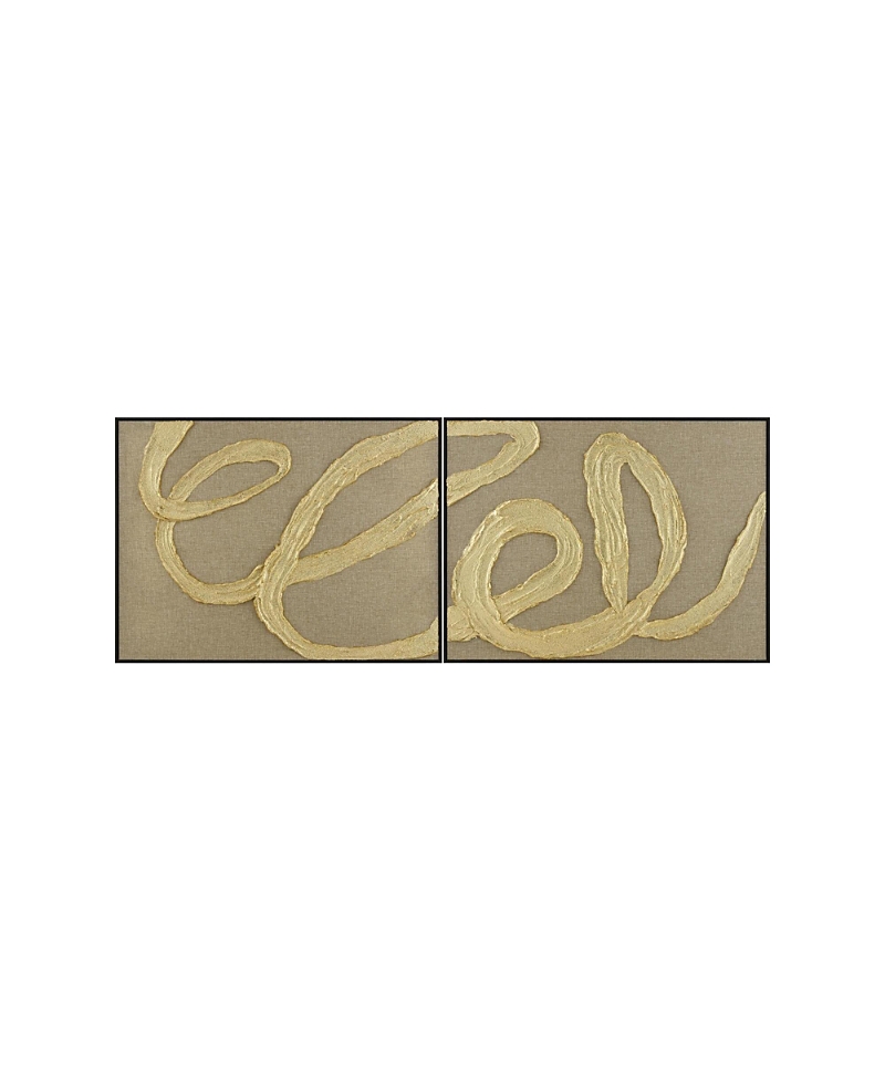 Livabliss Rubans Framed Art, Set of 2