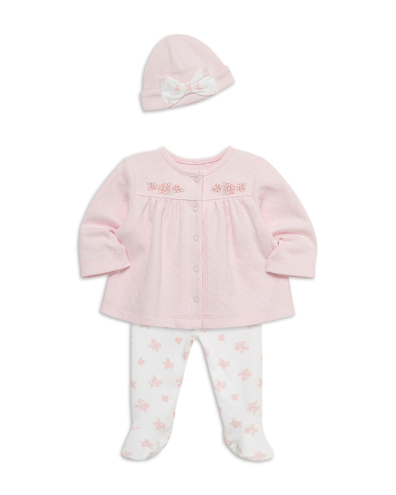 Little Me Girls' Dainty Cardigan & Hat Set - Baby