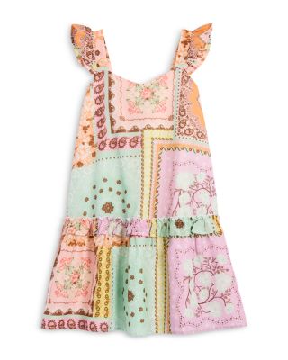 Girls' Short Sleeved Mini Dress, Little Kid, Big Kid - Exclusive