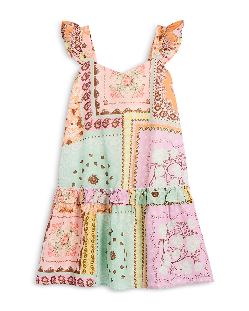 Aqua x Agua Bendita Girls' Short Sleeved Mini Dress, Little Kid, Big Kid - Exclusive