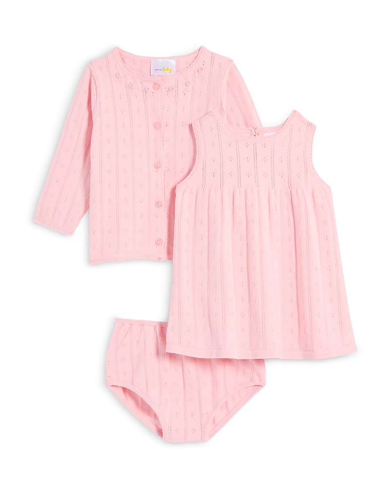 Bloomie's Baby Girls' Pointelle Cardigan & Dress Set, Baby - Exclusive