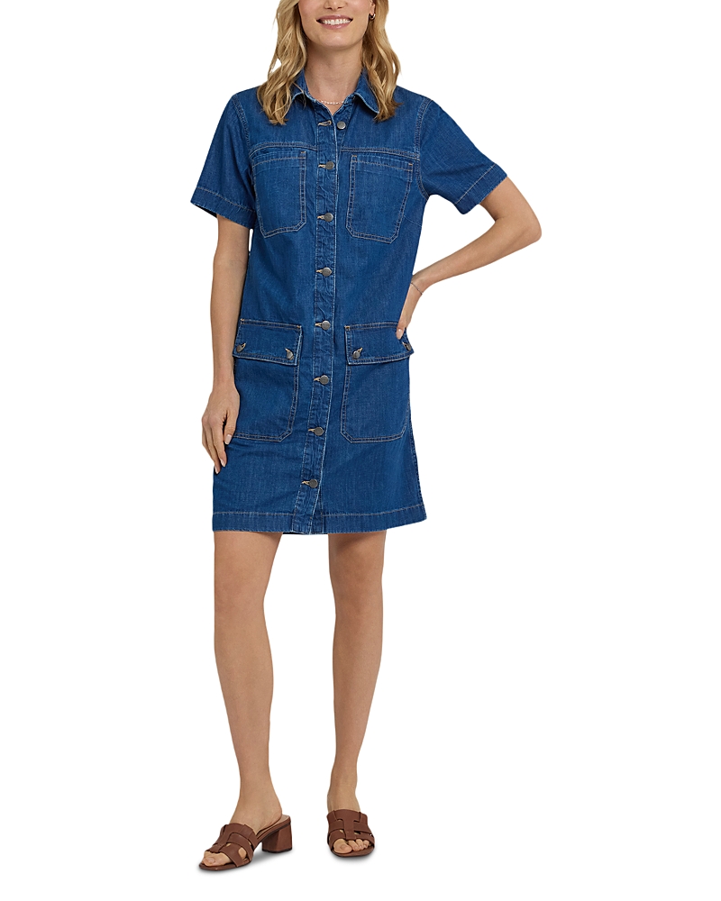 Nydj Denim Utility Dress