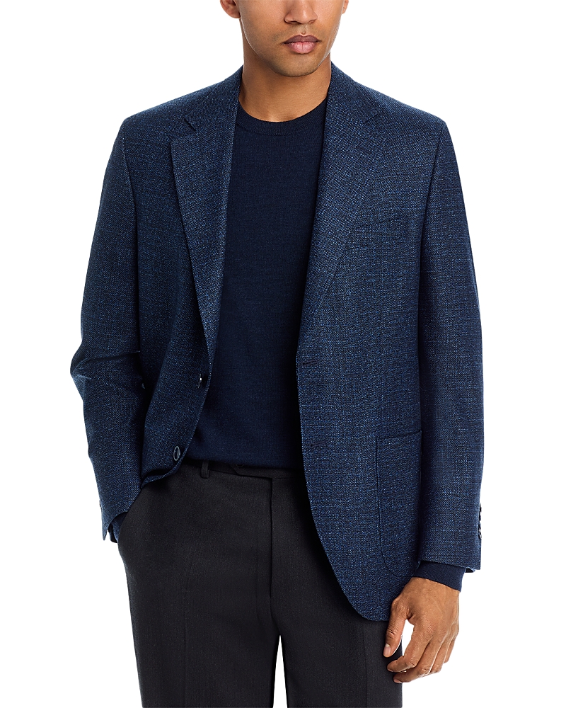 Peter Millar Melange Classic Fit Textured Solid Soft Jacket