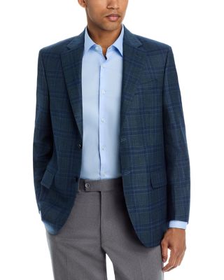 Flynn Classic Fit Wool Plaid Sport Coat