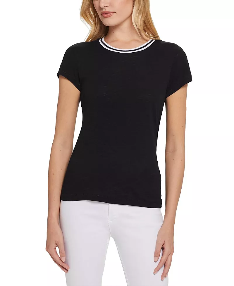 Goldie Lewinter Tipped Ringer Tee