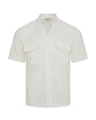 Utility Camp Collar Shadow Stripe Shirt