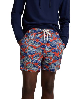 Charles 5" Fish Swim Trunks
