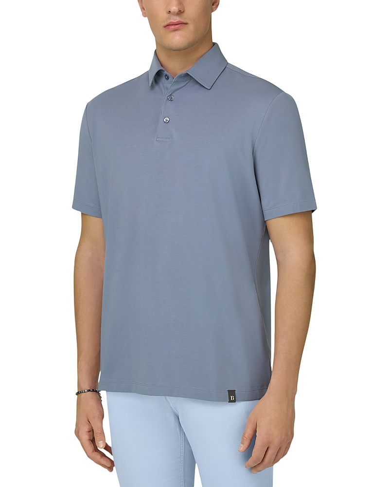 Boggi Milano Polo Shirt in Stretch Pima Cotton