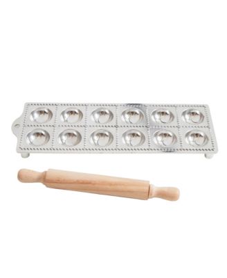  Ravioli Mold with Rolling Pin