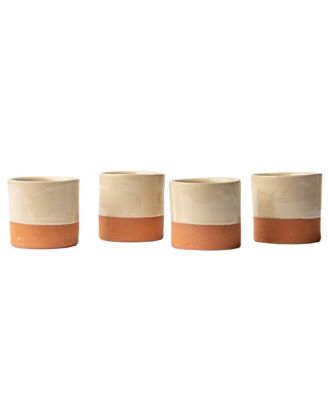  Terracotta Cups - Set of 4