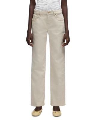 Calie High Rise Straight Jeans in Moondust