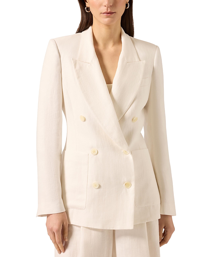Argent Chelsea Peak Lapel Blazer