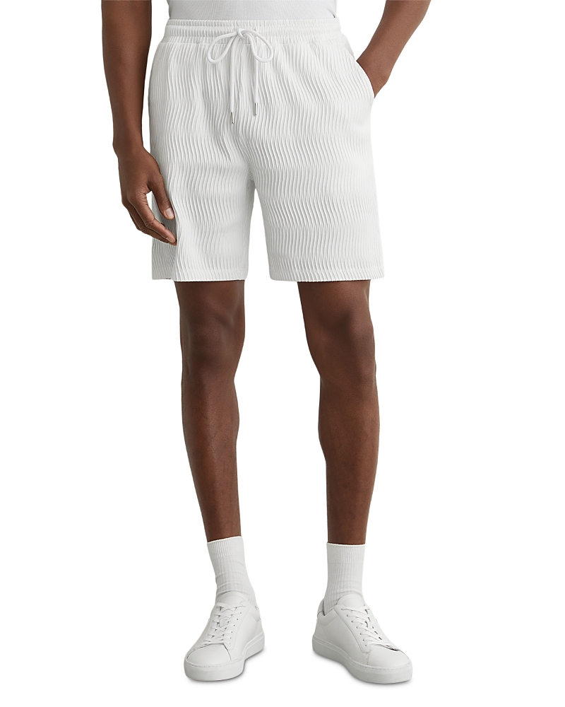 Reiss Alvo Drawstring Textured Shorts