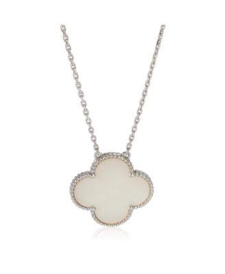  Magic Alhambra 18k White Gold Pendant