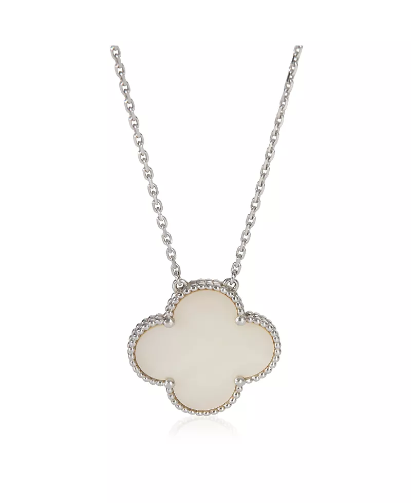 Pre-Owned Van Cleef & Arpels Magic Alhambra 18k White Gold Pendant