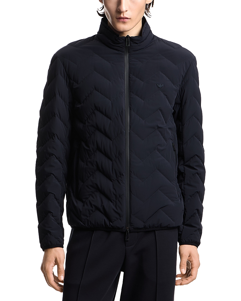 Emporio Armani Essential Chevron Quilted Jacket