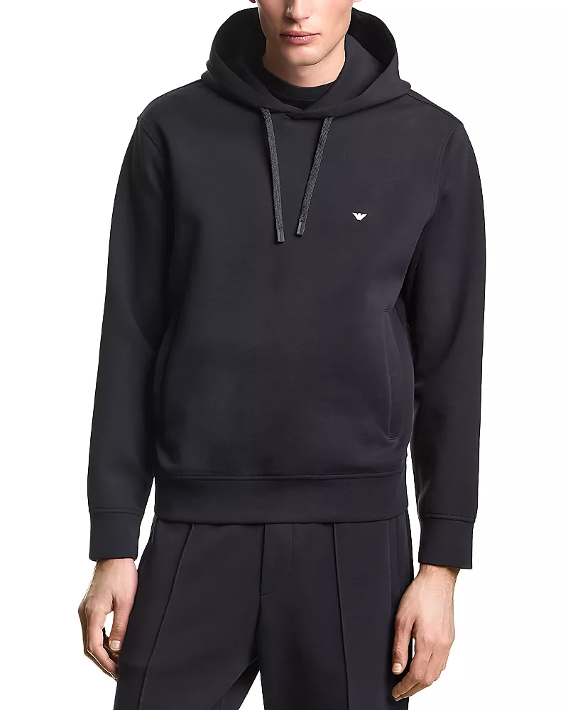 Emporio Armani Essential Double Jersey Hooded Sweatshirt