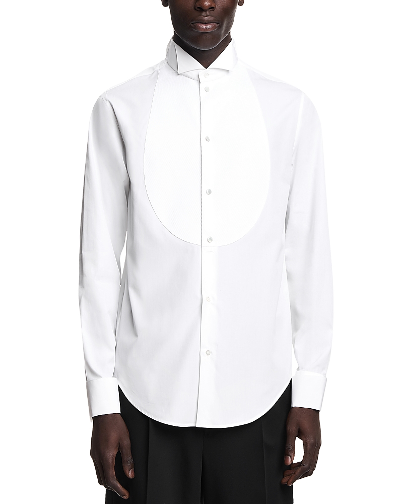 Emporio Armani Essential Cotton Tuxedo Shirt