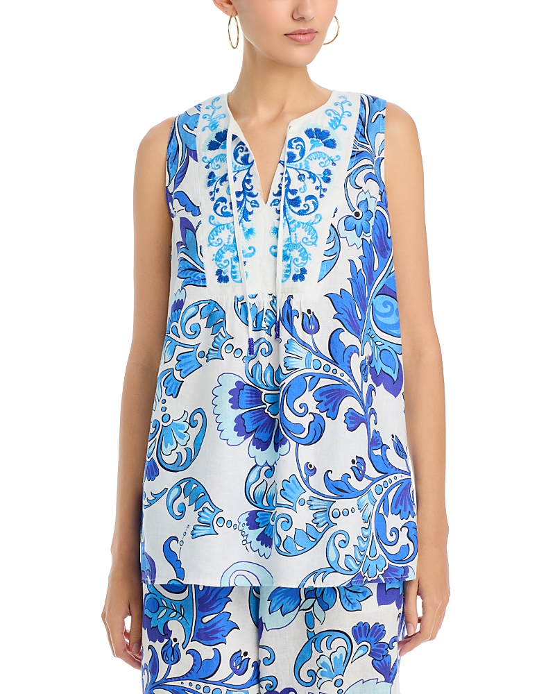 Johnny Was Naidda Linen Tunic