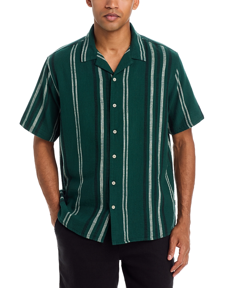 Solid Solid! Linen Short Sleeve Button Up Shirt