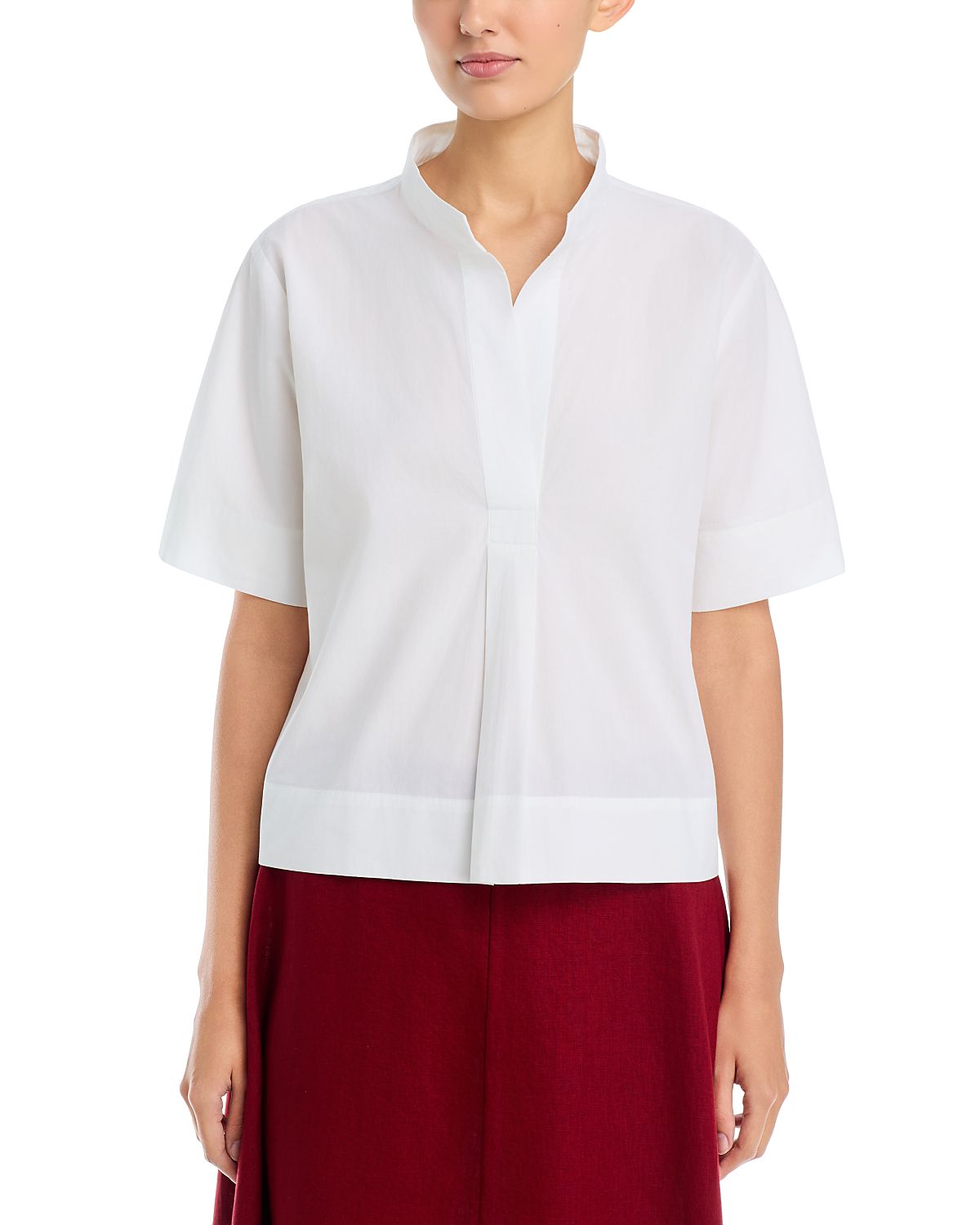 Eileen Fisher Open Collar Top